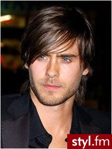 jared leto - Średnie Męskie Fryzury