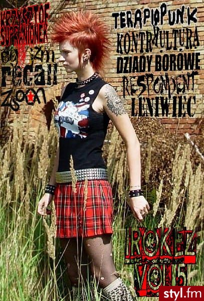 Punk Rock Alternatywne Średnie Fryzury