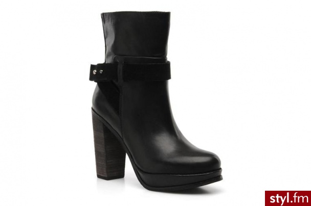 Marc O’Polo PÓŁBUTY I BOTKI CYNTHIANE BY MARC O’POLO (Czarny) - Botki Buty Moda