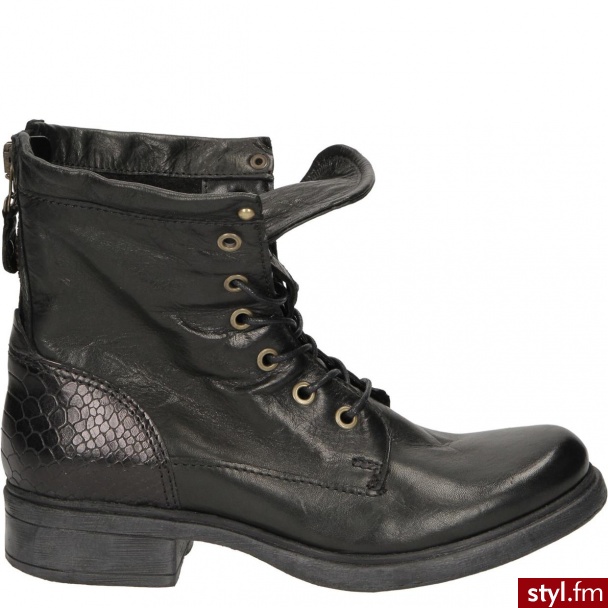 Venezia BOTKI OCIEPLANE 605207 NERO - Kalosze Buty Moda