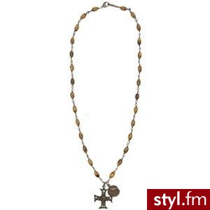 ROMAN PAUL 99213 BROWN TIGERS EYE NECKLACE - Polyvore. Pobrano ze strony: http://www.polyvore.com/roman_paul_99213_brown_tigers/thing?id=16344872 - Pozostałe Dodatki Moda