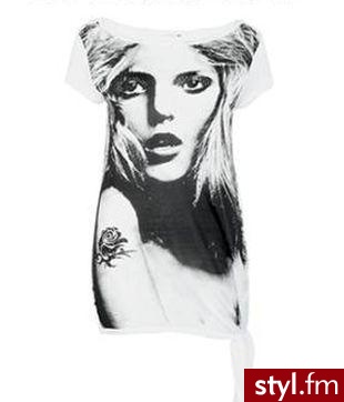 Koszulka z Anją Rubik ^^ Zdjęcie pochodzi z reklamy perfum Chloe ;) River Island - 29.99£ - Pozostałe Ciuchy Moda