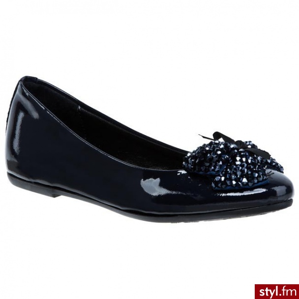 Venezia Baleriny 934 Ver Blue Niebieski (Blue) - Balerinki Buty Moda