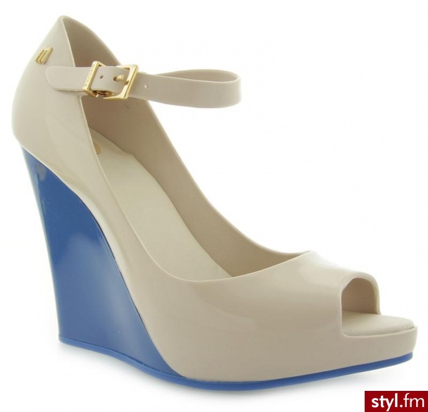 MELISSA PRISM SP AD 51619 BEIGE BLUE - Koturny Buty Moda