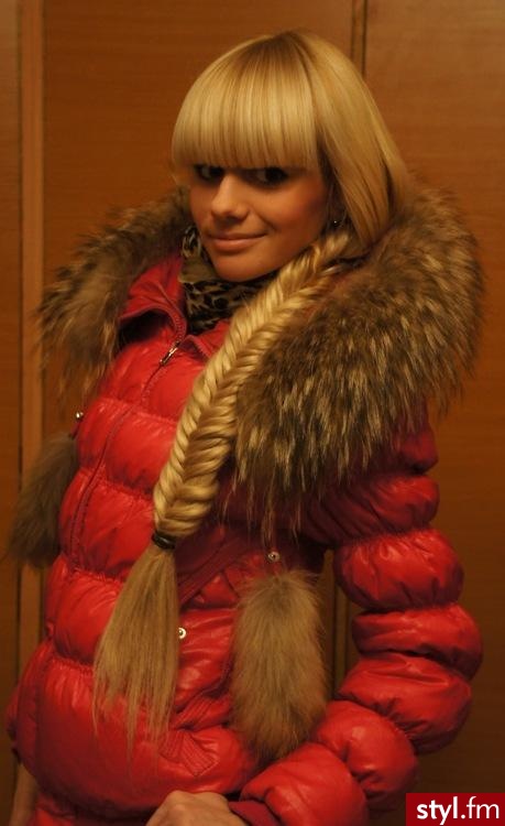 Blond Warkocze Proste Na co dzień Długie Fryzury