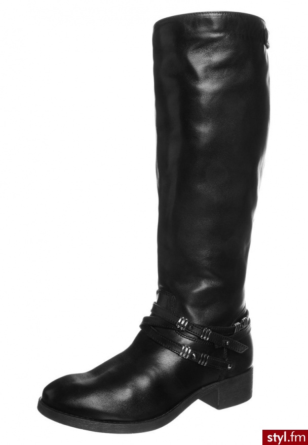 zign Kozaki czarny (593300) - Kozaki Buty Moda