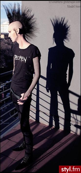 Punk Rock Alternatywne Średnie Fryzury
