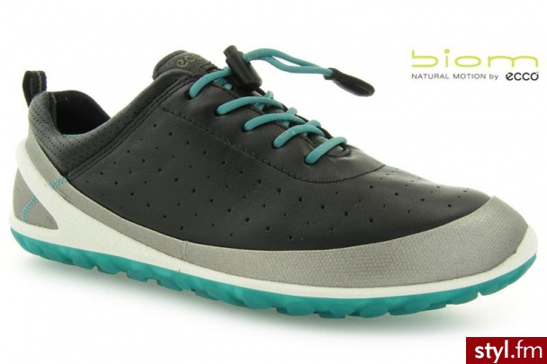 Ecco BIOM LITE KIDS SPEEDLACE BLACK - Sportowe Buty Moda