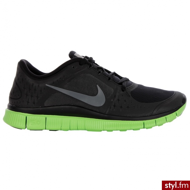 Nike buty FREE RUN+ 3 SHIELD 536840-003 Sportowe Czarny - Sportowe Buty Moda