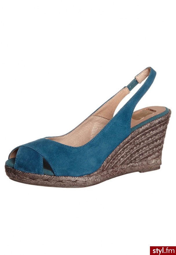 Kanna Szpilki Peep Toe niebieski (KV3244) - Szpilki Buty Moda