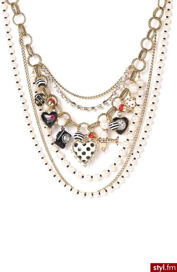 naszyjnik. 150$ Betsey Johnson - Pozostałe Dodatki Moda