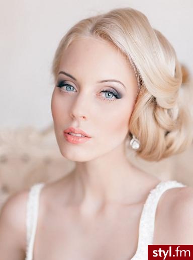 Blond Upięcie Kręcone Ślubne Długie Fryzury