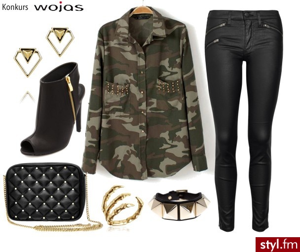 Troszkę militarnie, z pazurem ale wciąż kobieco :) - Konkurs - Wojas Styler