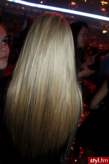 Blond Rozpuszczone Proste Na co dzień Długie Fryzury