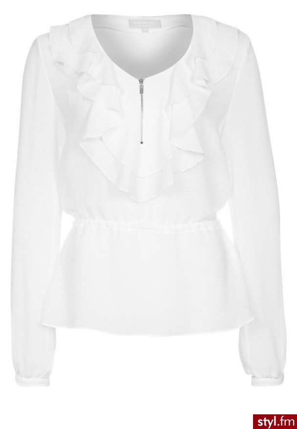 zalando Collection Tunika biały (zT-0813-0258) - Tuniki Ciuchy Moda