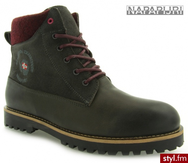 Napapijri ANDREA GREY BORDO - Kozaki Buty Moda