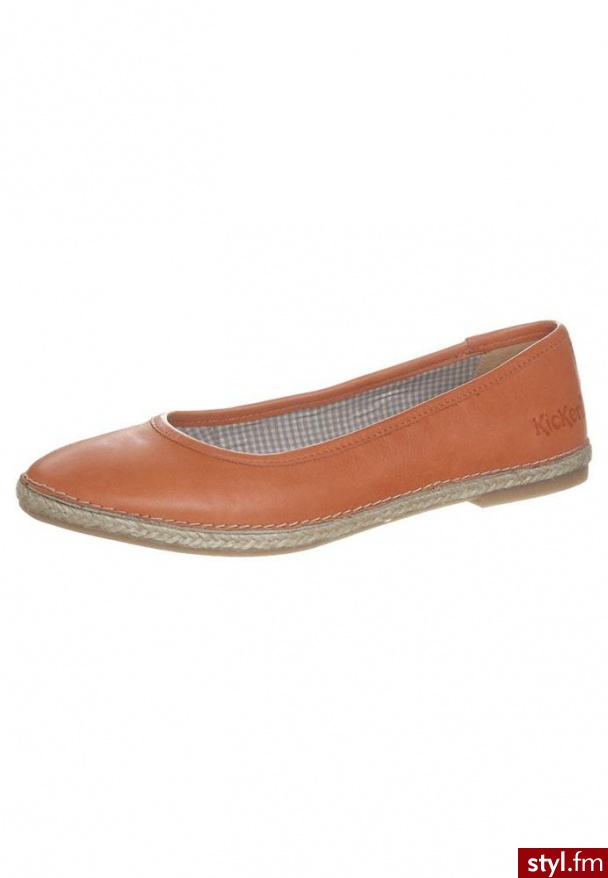 Kickers BIRD Baleriny pomarańczowy - Balerinki Buty Moda