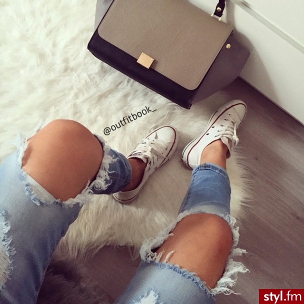 Jeansy Spodnie Moda