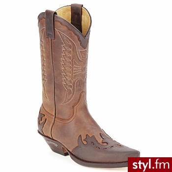 Sendra Boots Buty  Davis Brown - Kozaki Buty Moda
