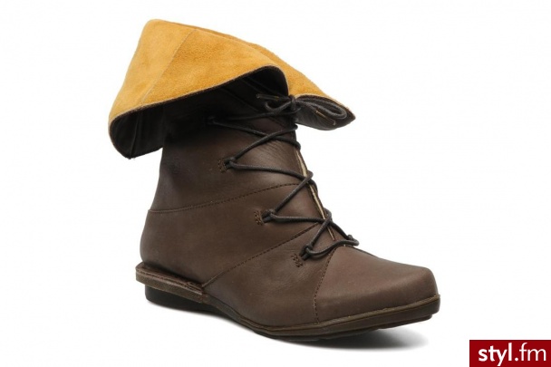 Sergio Tomani PÓŁBUTY I BOTKI PUPA 703 BY (Brązowy) - Botki Buty Moda