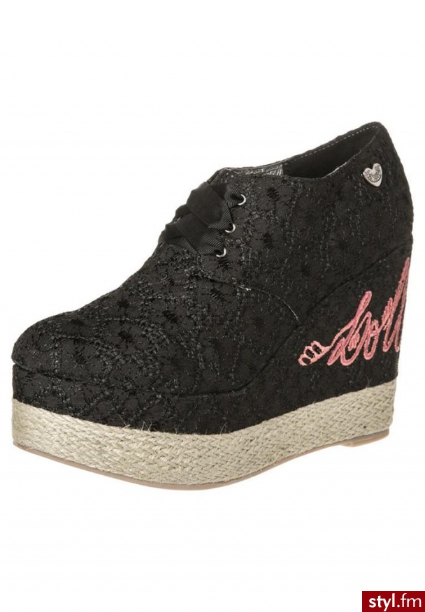 Lollipops Botki na obcasie czarny - Botki Buty Moda