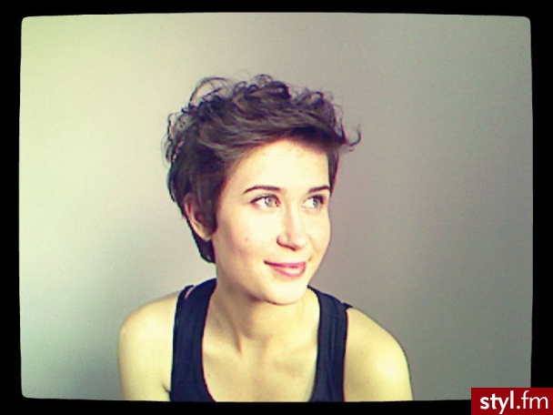 pixie cut - Czarne Irokez damski Proste Na co dzień Krótkie Fryzury