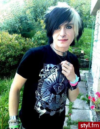 EMO Alternatywne Średnie Fryzury