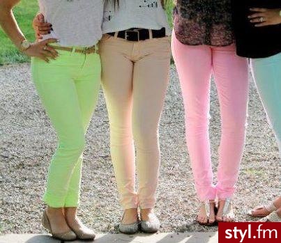 Jeansy Spodnie Moda