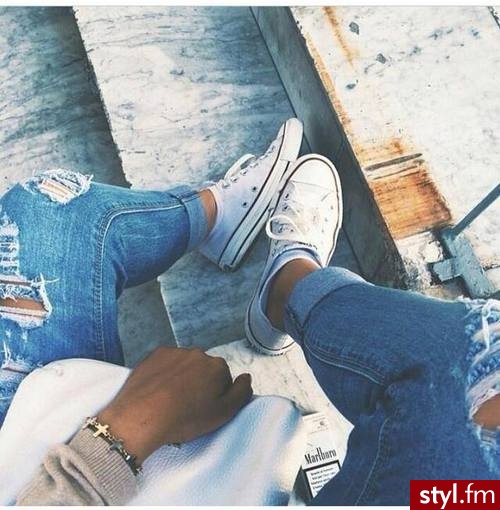 Jeansy Spodnie Moda