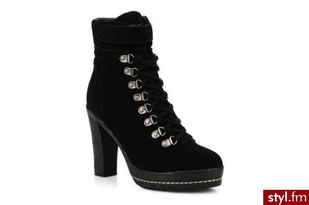 Kelsi Dagger PÓŁBUTY I BOTKI RANE BY KELSI DAGGER (Czarny) - Botki Buty Moda