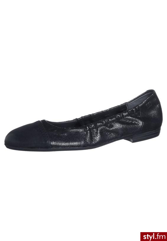Donna Carolina Baleriny czarny - Balerinki Buty Moda