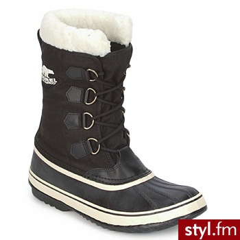 Sorel BUTY WINTER CARNIVAL Black - Kozaki Buty Moda