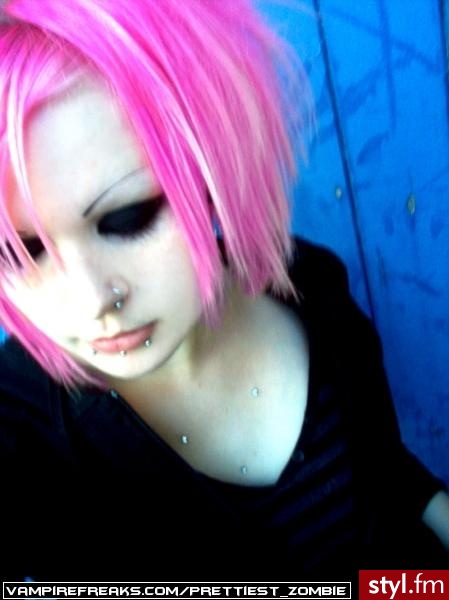 EMO Alternatywne Średnie Fryzury