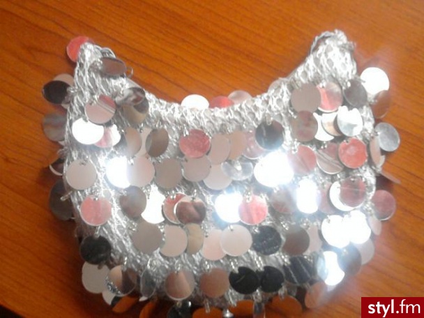 srebrna torebka - Pozostałe Torebki Moda