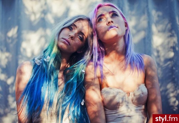 Kolorowe Punk Rock Alternatywne Średnie Fryzury