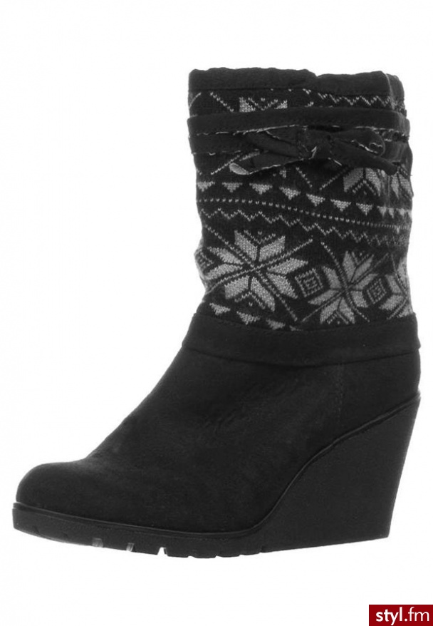 Anna Field Botki i Ankle Boots czarny - Botki Buty Moda