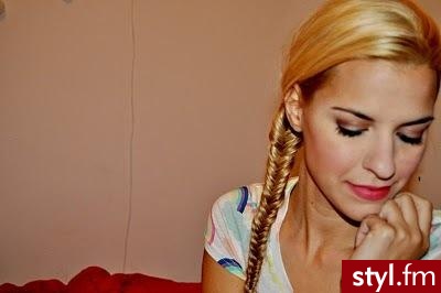 Blond Warkocze Proste Na co dzień Długie Fryzury