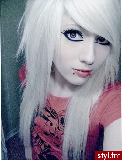 EMO Alternatywne Średnie Fryzury