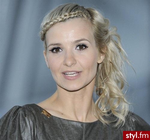 Blond Upięcie Proste Wieczorowe Długie Fryzury