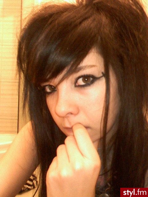 EMO Alternatywne Średnie Fryzury