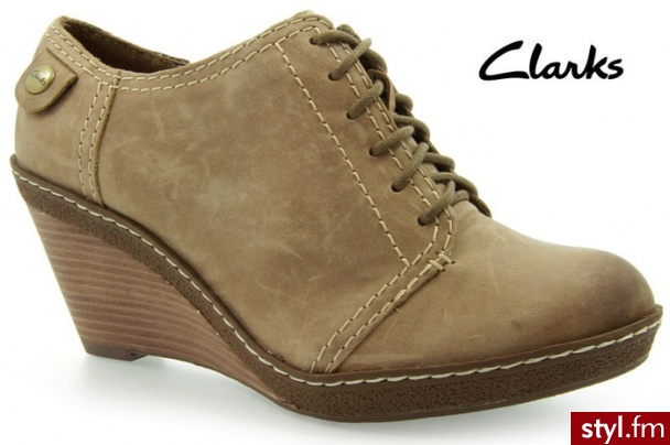 Clarks HAZELNUT ICE CARAMEL LEATHER - Botki Buty Moda