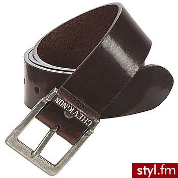 Chevignon Paski CEINTURE ROY Brown - Paski Dodatki Moda
