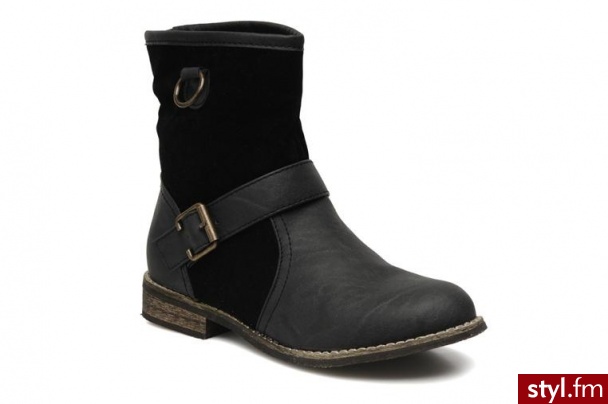 Latinas PÓŁBUTY I BOTKI LILIA BY LATINAS (Czarny) - Botki Buty Moda