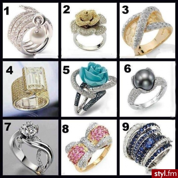 Pierścionki Biżuteria Moda