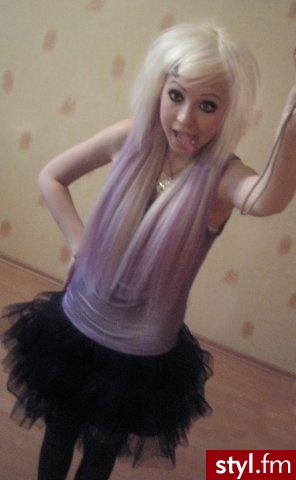 EMO Alternatywne Średnie Fryzury