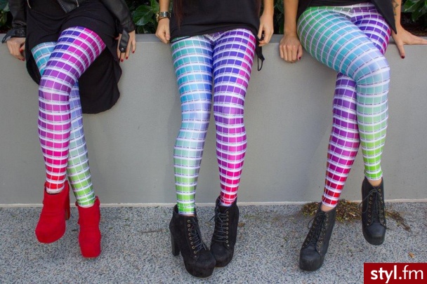 Leginsy Spodnie Moda
