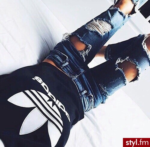 Jeansy Spodnie Moda