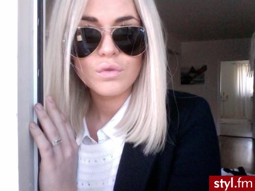 Blond Rozpuszczone Proste Na co dzień Krótkie Fryzury