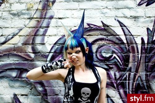 Punk Rock Alternatywne Średnie Fryzury