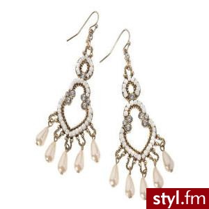 Pearl drop earrings - Earrings - Jewellery - Dorothy Perkins - Polyvore. Pobrano ze strony: http://www.polyvore.com/pearl_drop_earrings_earrings_jewellery/thing?id=1185698 - Pozostałe Dodatki Moda